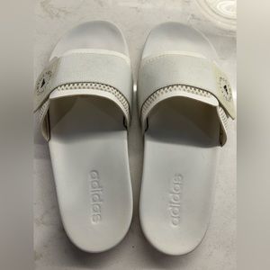 Adidas Stella McCartney white slides